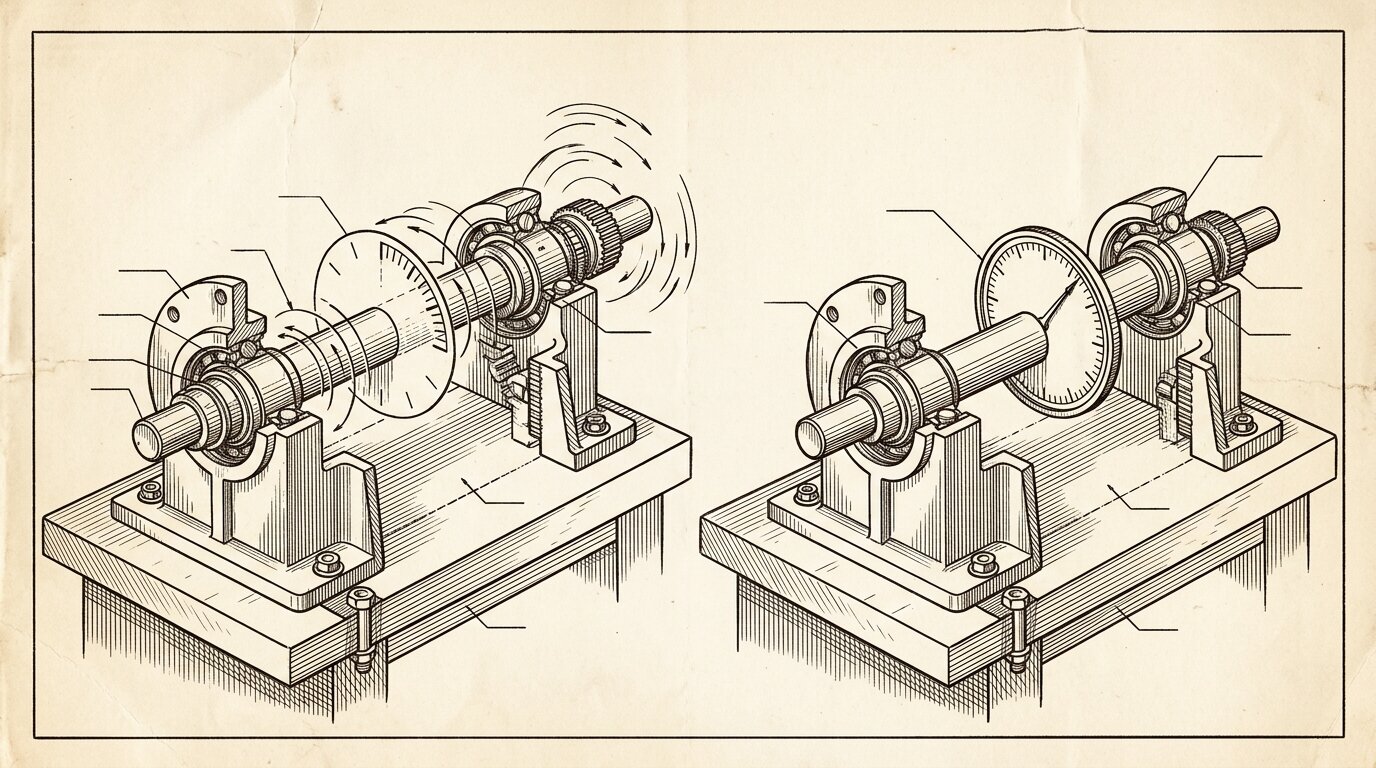Encoder shaft counting pulses toward a position versus an encoder shaft that already knows its exact position