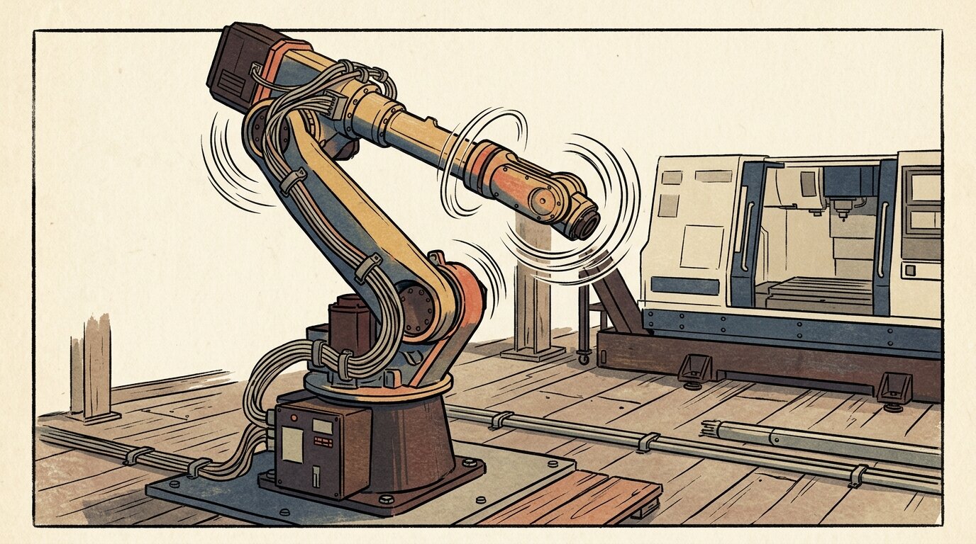 Encoder position feedback driving precise motion on a CNC or robot axis